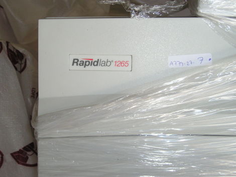 Rapid Point-of-Care Siemens Rapidlab 1265 Blood Gas Analyzer