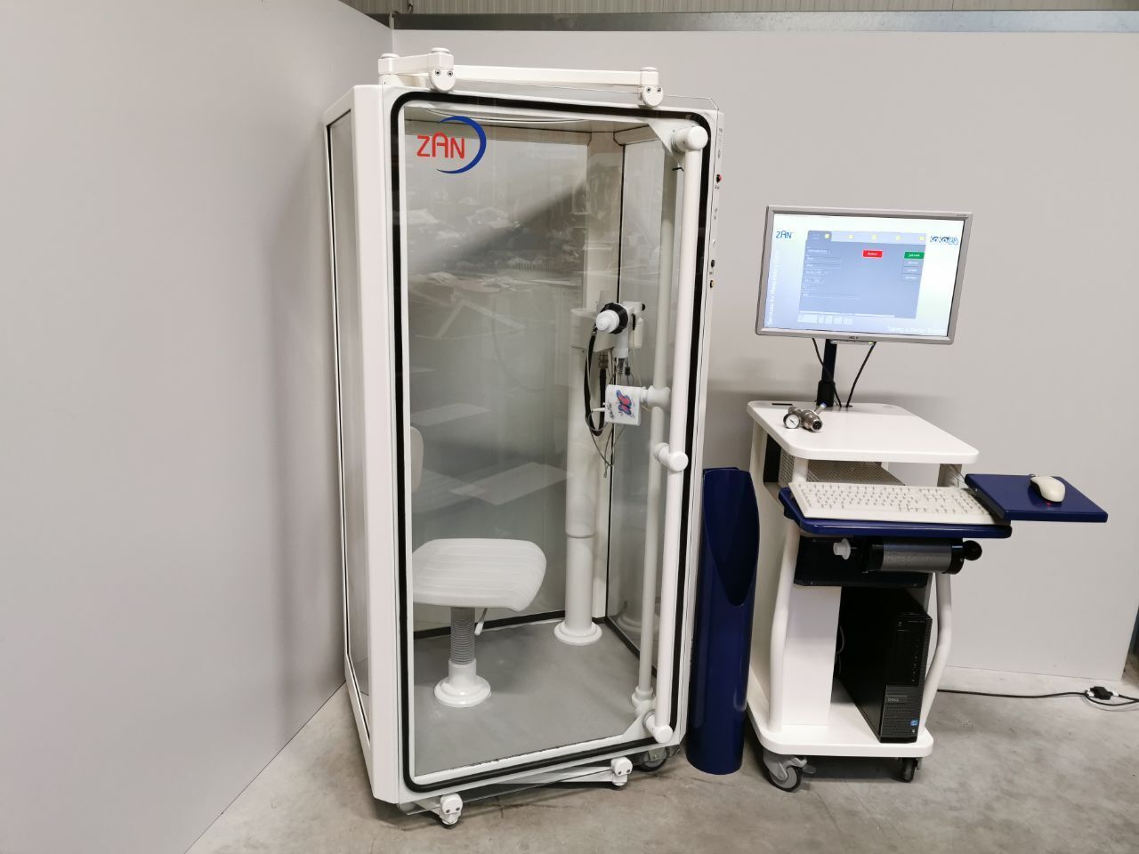 Pulmonary Function Testing Plethysmograph — Nspire ZAN 500 Body USB