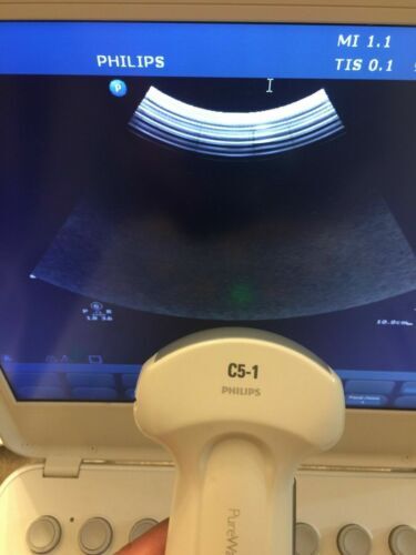 Philips C5-1 Curved Array Ultrasound Transducer