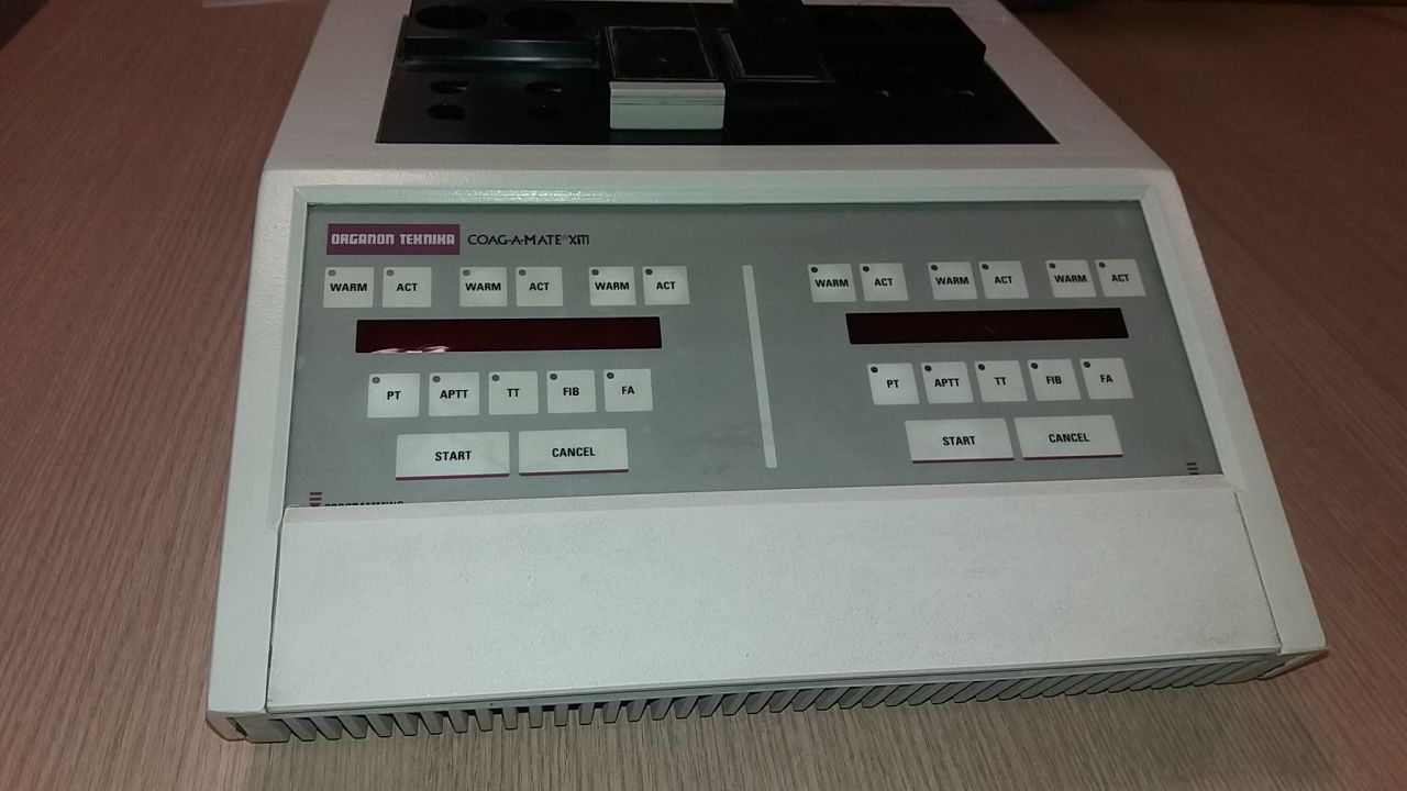 Coagulation Laboratory Testing — Organon Teknika Coag-A-Mate XM Analyzer