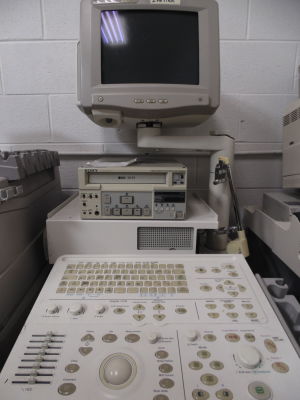 GE Logiq 400 OB/GYN Ultrasound System with Italian Language Software