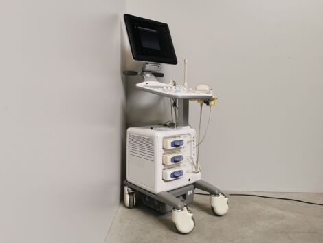 Hitachi Aloka F-37 Ultrasound System with UST-9123, UST-568, and UST-9124 Probes