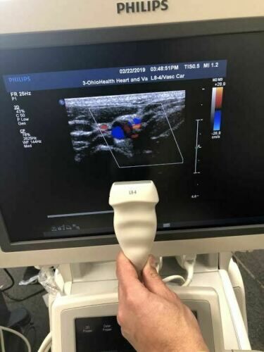 Philips L8-4 Linear Array Ultrasound Transducer Probe