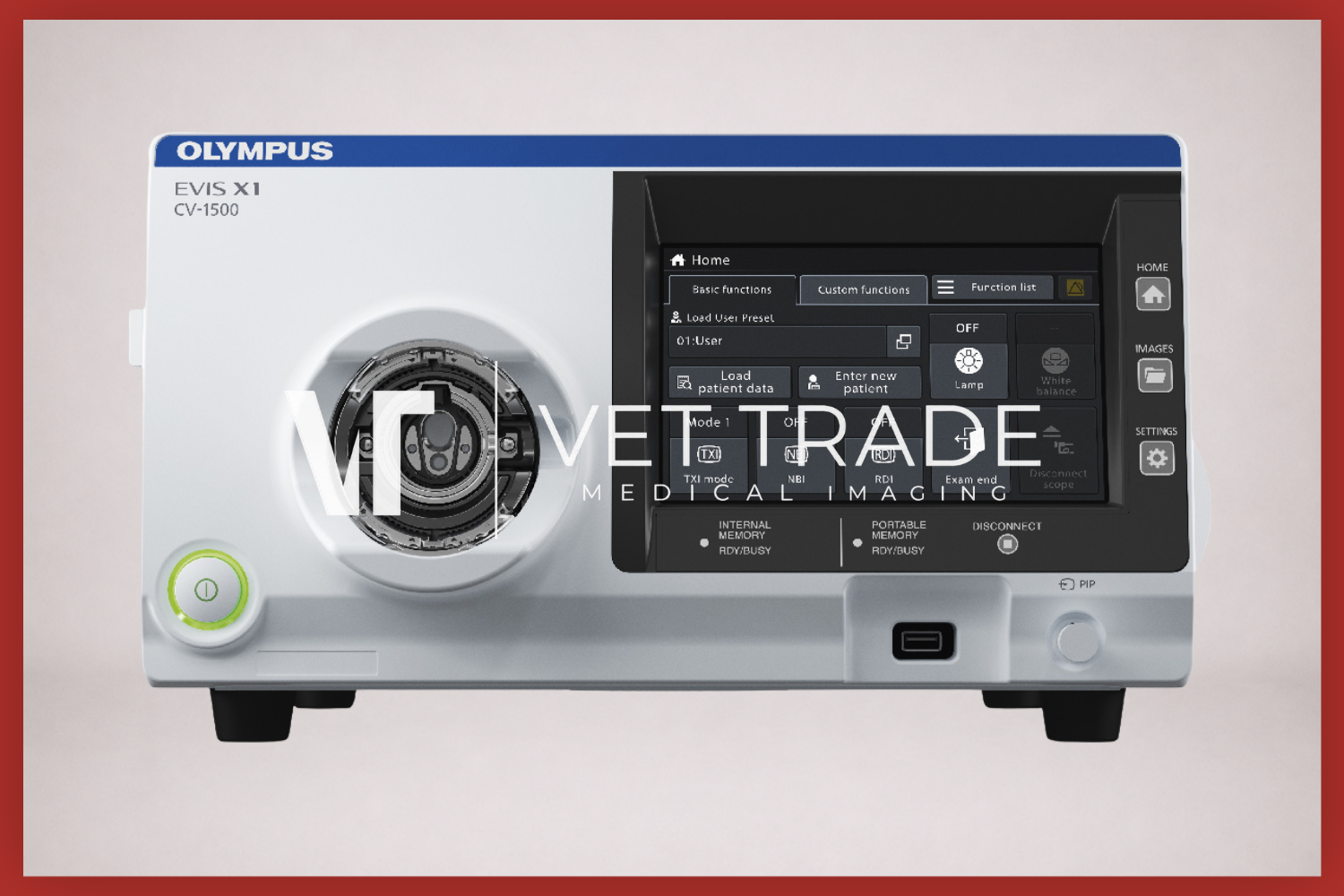 OLYMPUS EVIS X1 CV-1500 Video System Center and Light Source