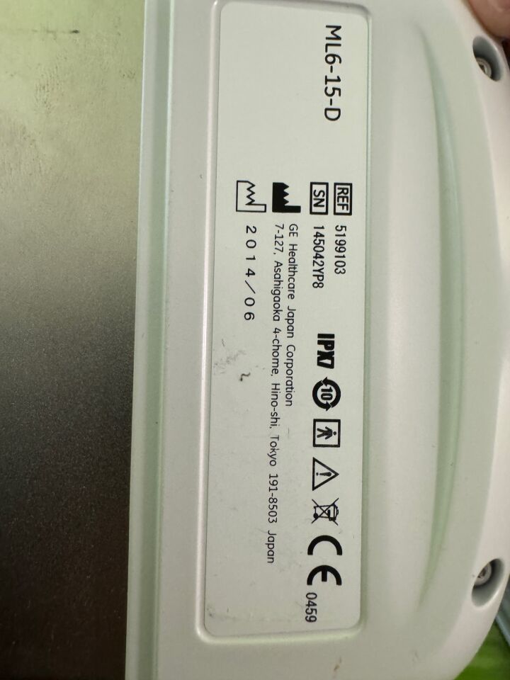 GE ML6-15-D Linear Array Ultrasound Transducer