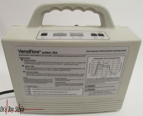Aircast VenaFlow 30A Vascular Compression Pump for DVT Prophylaxis