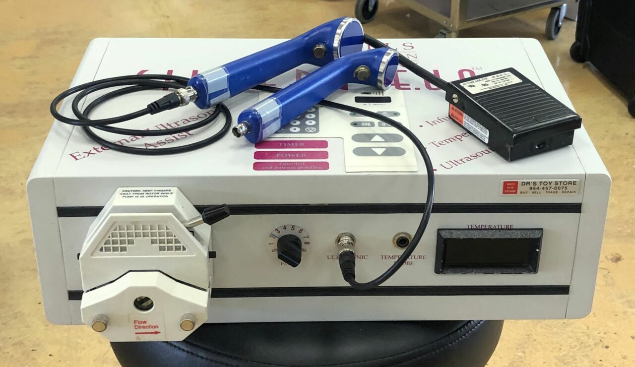 Wells Johnson Silberg EUA Infusion Infiltration Pump with Ultrasonic Assist Generator