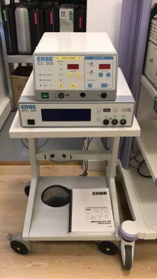 ERBE ICC 200 Electrosurgical Unit with APC 300 Argon Plasma Coagulator