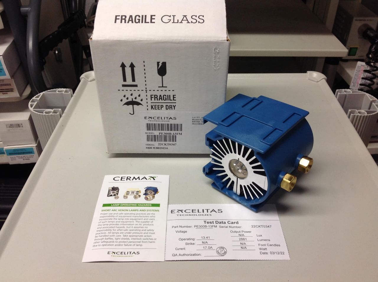 Excelitas Technologies PE300B-13FM Medical Bulb for Stryker X8000