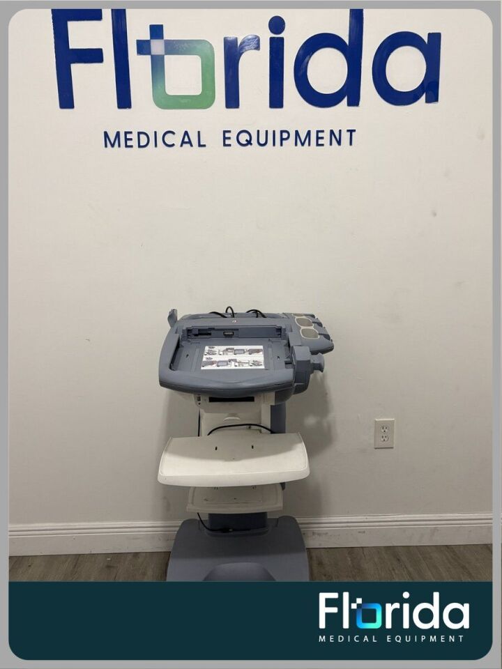 For Sale GE VOLUSON H48671YS 2013 E ROLLING CART W/ TRIPLE CONNECTOR