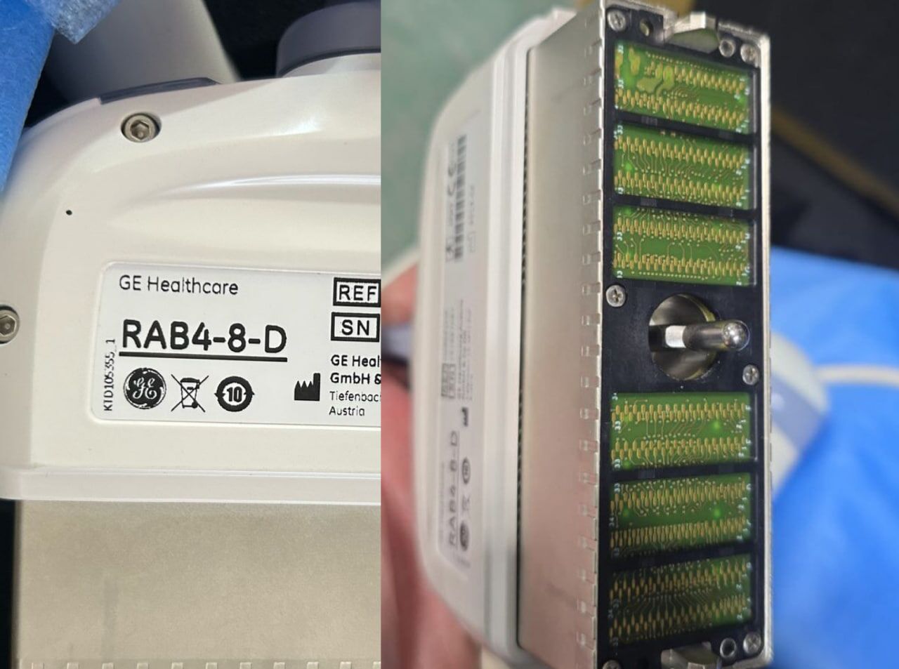 GE Healthcare RAB4-8-D Ultrasound Probe Connector Repair Service