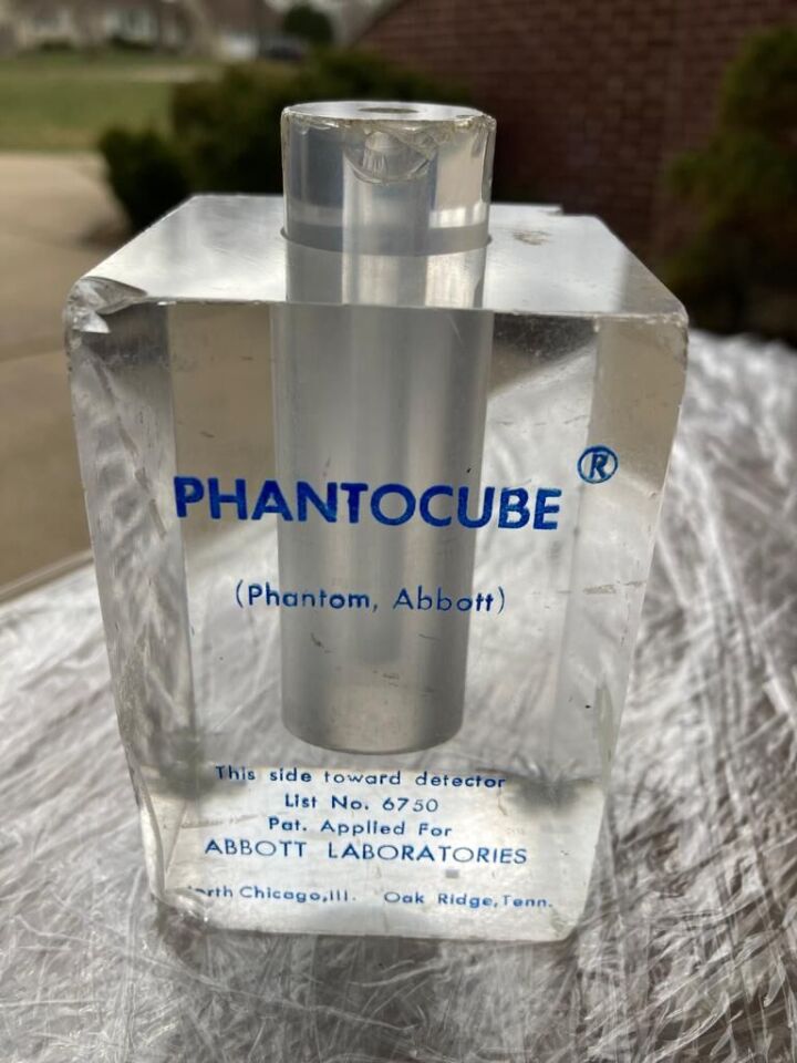 Uniformity Phantom Cube by Biodex for Hot Lab QC