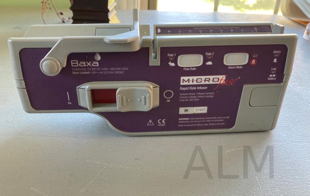 Small-Volume Syringe Infusion Pump — Baxter MicroFuse Dual Rate Infuser