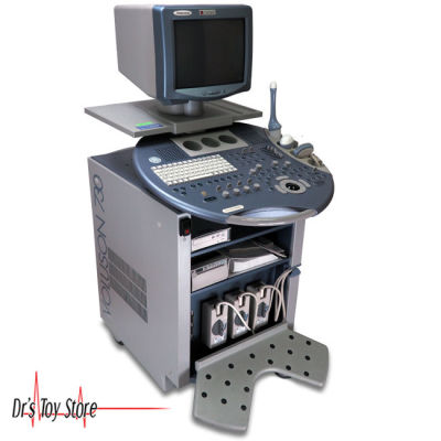GE Voluson 730 Pro Ultrasound System with Convex, Microconvex, and 4D Transducers on Cart