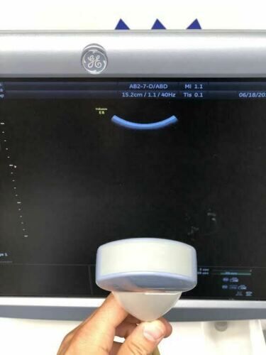 GE AB2-7-D Convex Ultrasound Transducer Probe