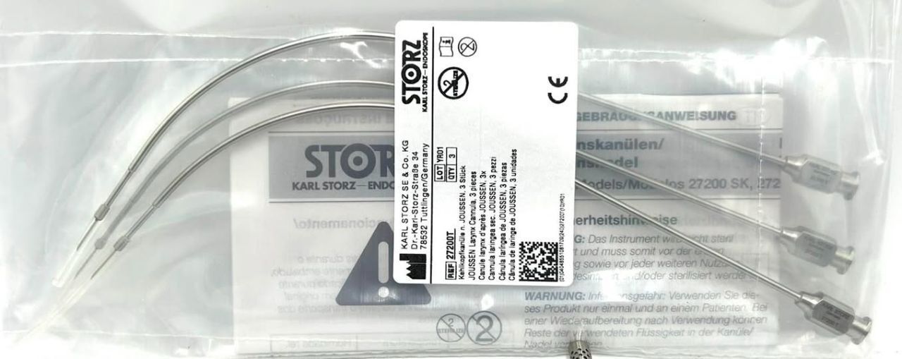 Karl Storz 27200T Joussen Larynx Cannula Set, Otolaryngology Instrument