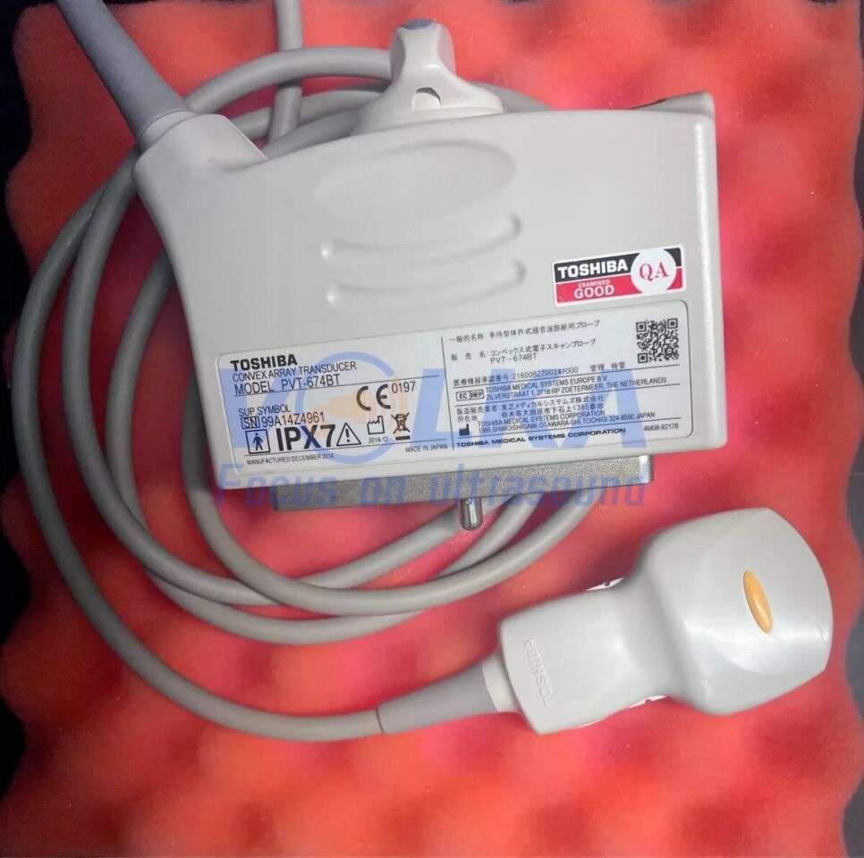 Toshiba PVT-674BT Micro-Convex Ultrasound Transducer