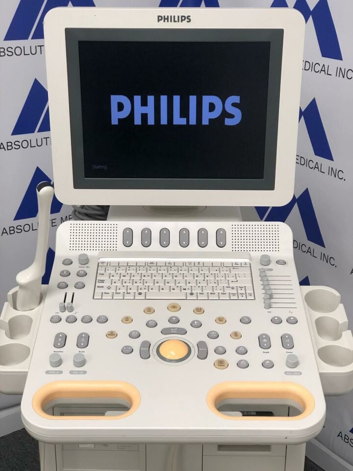 Philips HD7 Ultrasound System with C8-4v Endocavitary Probe