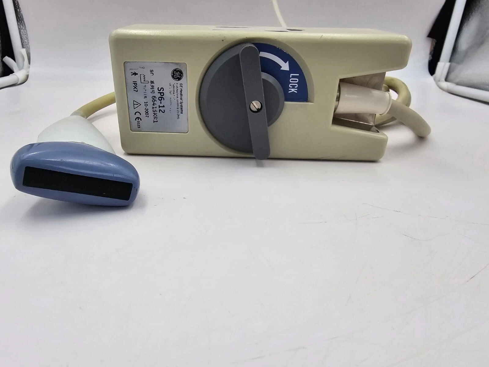 GE SP6-12 High-Frequency Linear Ultrasound Probe for Small Parts, Vascular & Musculoskeletal Imaging