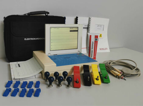 Schiller AT-10 Portable ECG Unit for Clinical Diagnostics