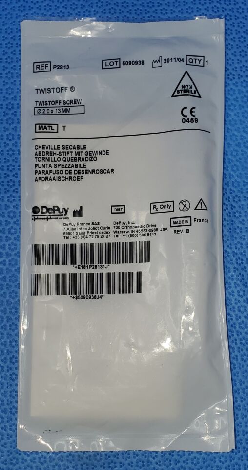 For Sale DEPUY P2813 Twistoff Screw