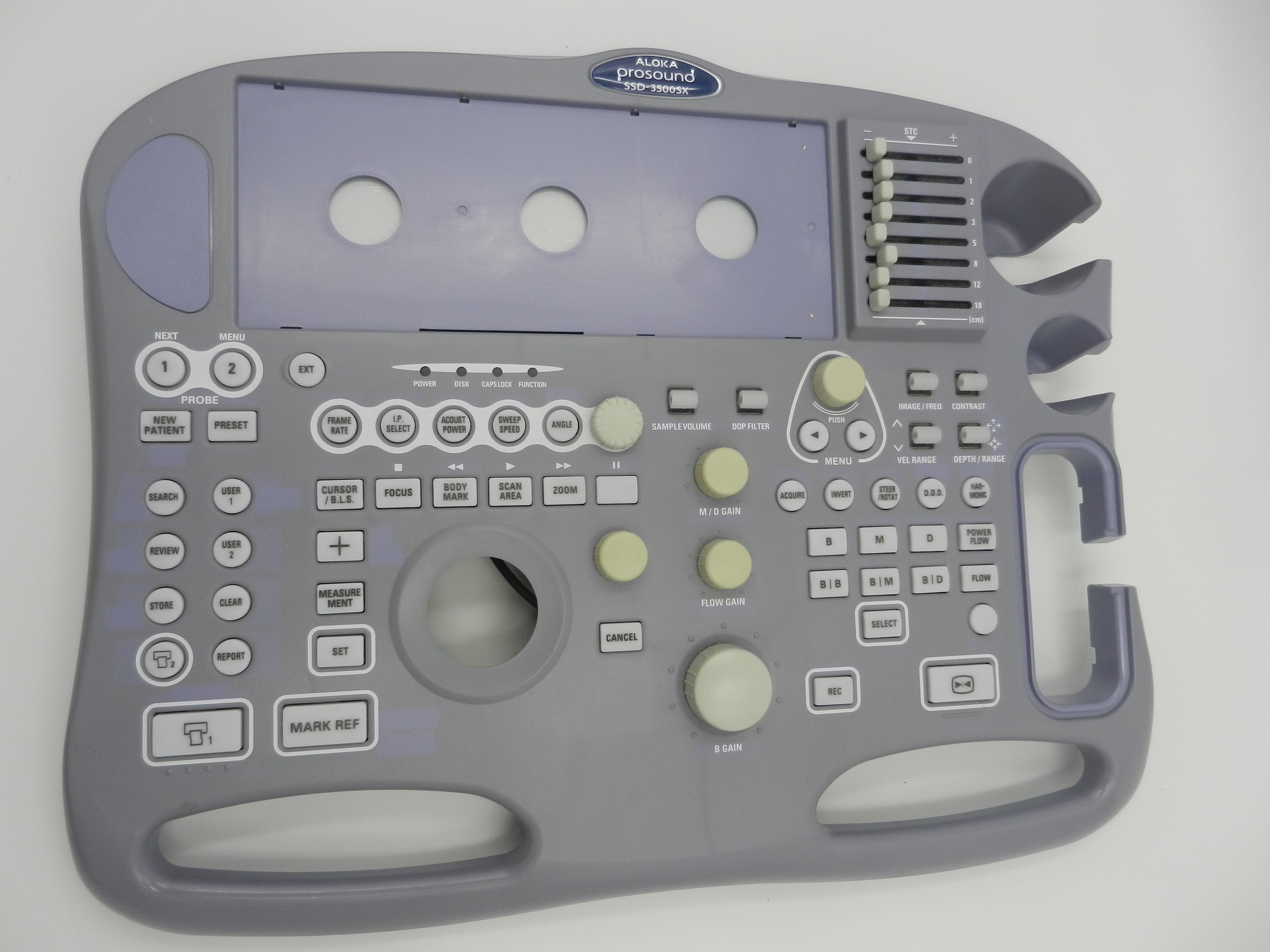 ALOKA SSD-3500 control panel