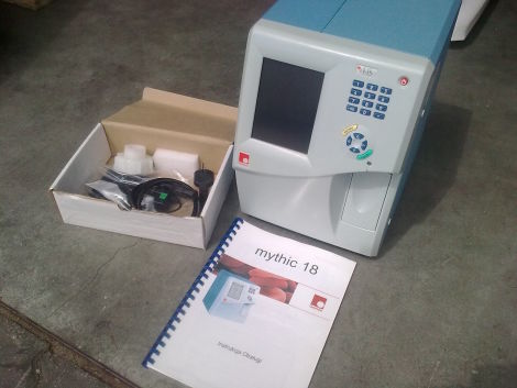 Automated 18-Parameter Veterinary Hematology Analyzer: The Orphee Medical Mythic 18 3-diff